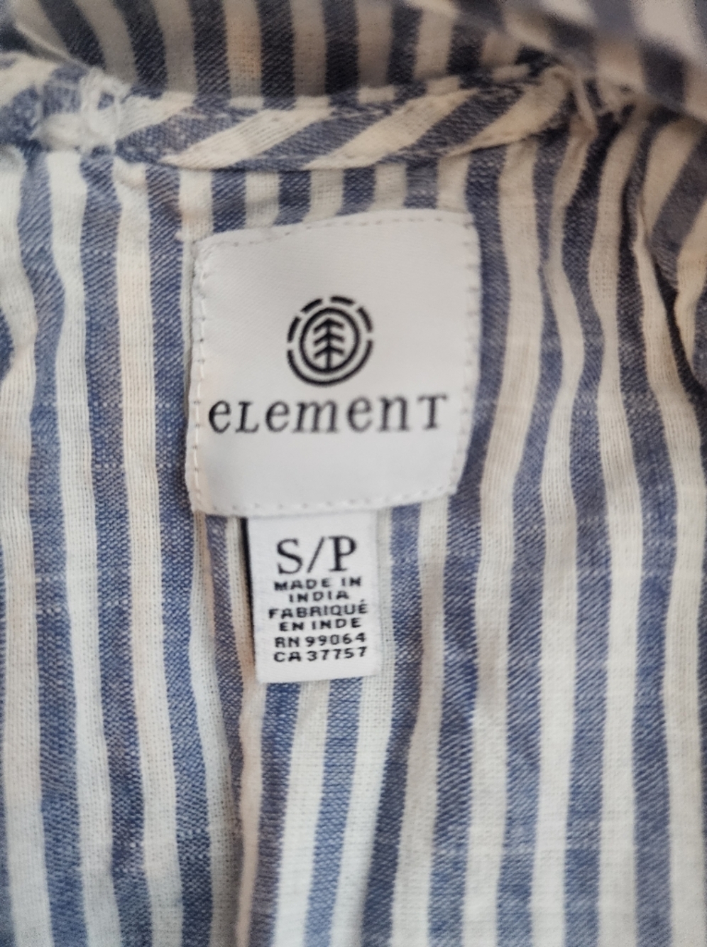 ELEMENT STRIPES MINI DRESS ASYMETHRICAL SLEVELESS BACK KEYHOLE UNLINED SZ SMALL - Picture 4 of 15